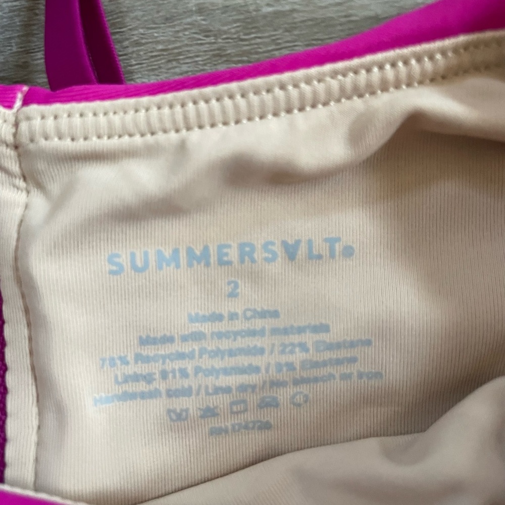 Summersalt Pink One Piece Swimsuit - Picture 3 of 7